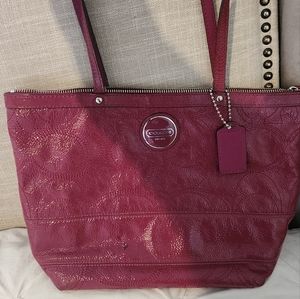 Hot Pink Fuschia Coach Purse